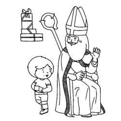 ぬりえページ: 聖ニコラス (祝日および特別行事) #59277 - 無料の印刷可能なぬりえページ
