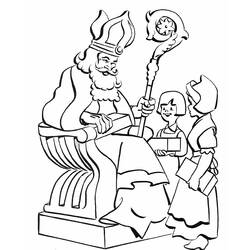 ぬりえページ: 聖ニコラス (祝日および特別行事) #59282 - 無料の印刷可能なぬりえページ