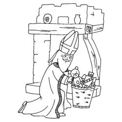ぬりえページ: 聖ニコラス (祝日および特別行事) #59291 - 無料の印刷可能なぬりえページ