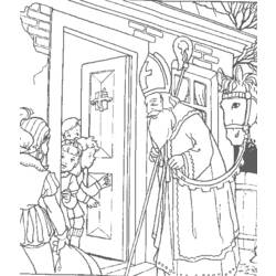 ぬりえページ: 聖ニコラス (祝日および特別行事) #59309 - 無料の印刷可能なぬりえページ