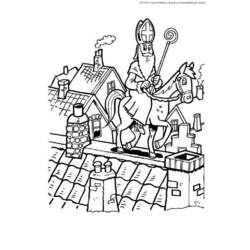 ぬりえページ: 聖ニコラス (祝日および特別行事) #59340 - 無料の印刷可能なぬりえページ