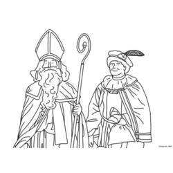 ぬりえページ: 聖ニコラス (祝日および特別行事) #59343 - 無料の印刷可能なぬりえページ