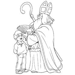 ぬりえページ: 聖ニコラス (祝日および特別行事) #59350 - 無料の印刷可能なぬりえページ