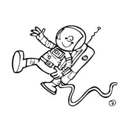 ぬりえページ: 宇宙飛行士 (取引と職業) #87600 - 無料の印刷可能なぬりえページ
