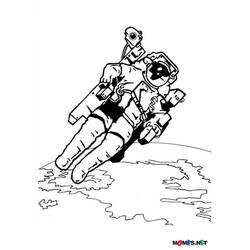 ぬりえページ: 宇宙飛行士 (取引と職業) #87601 - 無料の印刷可能なぬりえページ