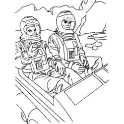 ぬりえページ: 宇宙飛行士 (取引と職業) #87606 - 無料の印刷可能なぬりえページ