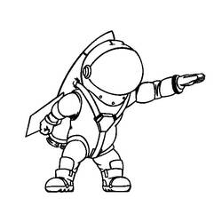 ぬりえページ: 宇宙飛行士 (取引と職業) #87608 - 無料の印刷可能なぬりえページ