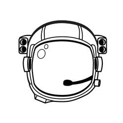 ぬりえページ: 宇宙飛行士 (取引と職業) #87622 - 無料の印刷可能なぬりえページ