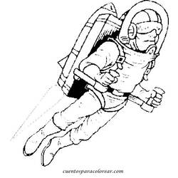 ぬりえページ: 宇宙飛行士 (取引と職業) #87646 - 無料の印刷可能なぬりえページ