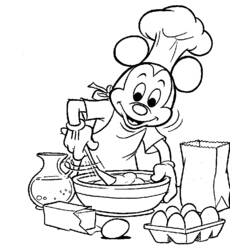ぬりえページ: 料理する / 料理する (取引と職業) #91774 - 無料の印刷可能なぬりえページ