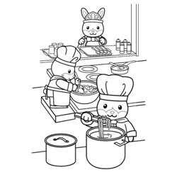 ぬりえページ: 料理する / 料理する (取引と職業) #91778 - 無料の印刷可能なぬりえページ