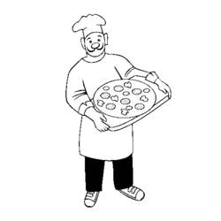 ぬりえページ: 料理する / 料理する (取引と職業) #91802 - 無料の印刷可能なぬりえページ