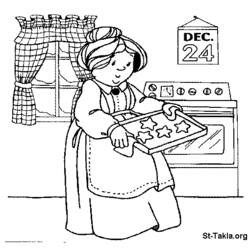 ぬりえページ: 料理する / 料理する (取引と職業) #91870 - 無料の印刷可能なぬりえページ