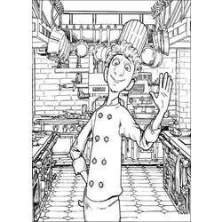 ぬりえページ: 料理する / 料理する (取引と職業) #91896 - 無料の印刷可能なぬりえページ