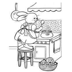 ぬりえページ: 料理する / 料理する (取引と職業) #91897 - 無料の印刷可能なぬりえページ
