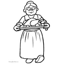 ぬりえページ: 料理する / 料理する (取引と職業) #91935 - 無料の印刷可能なぬりえページ