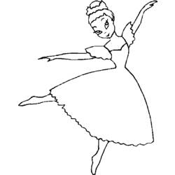 ぬりえページ: ダンサー / ダンサー (取引と職業) #92110 - 無料の印刷可能なぬりえページ