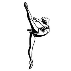 ぬりえページ: ダンサー / ダンサー (取引と職業) #92126 - 無料の印刷可能なぬりえページ
