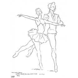 ぬりえページ: ダンサー / ダンサー (取引と職業) #92150 - 無料の印刷可能なぬりえページ