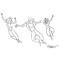 ぬりえページ: ダンサー / ダンサー (取引と職業) #92156 - 無料の印刷可能なぬりえページ