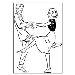 ぬりえページ: ダンサー / ダンサー (取引と職業) #92197 - 無料の印刷可能なぬりえページ