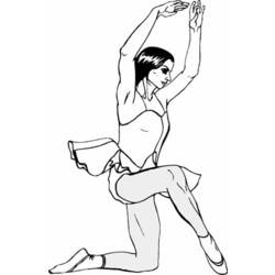 ぬりえページ: ダンサー / ダンサー (取引と職業) #92202 - 無料の印刷可能なぬりえページ