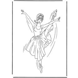 ぬりえページ: ダンサー / ダンサー (取引と職業) #92227 - 無料の印刷可能なぬりえページ