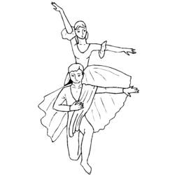 ぬりえページ: ダンサー / ダンサー (取引と職業) #92293 - 無料の印刷可能なぬりえページ