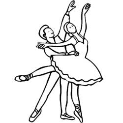 ぬりえページ: ダンサー / ダンサー (取引と職業) #92301 - 無料の印刷可能なぬりえページ