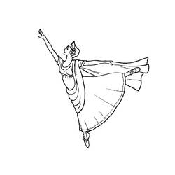 ぬりえページ: ダンサー / ダンサー (取引と職業) #92316 - 無料の印刷可能なぬりえページ