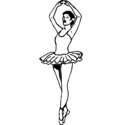 ぬりえページ: ダンサー / ダンサー (取引と職業) #92319 - 無料の印刷可能なぬりえページ