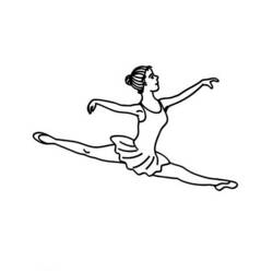ぬりえページ: ダンサー / ダンサー (取引と職業) #92372 - 無料の印刷可能なぬりえページ