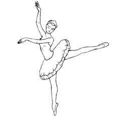 ぬりえページ: ダンサー / ダンサー (取引と職業) #92395 - 無料の印刷可能なぬりえページ