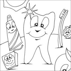 ぬりえページ: 歯医者 (取引と職業) #92813 - 無料の印刷可能なぬりえページ