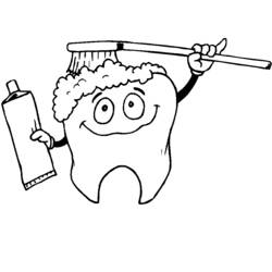 ぬりえページ: 歯医者 (取引と職業) #92830 - 無料の印刷可能なぬりえページ
