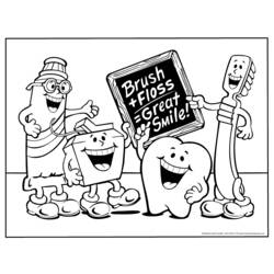 ぬりえページ: 歯医者 (取引と職業) #92842 - 無料の印刷可能なぬりえページ