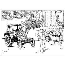 ぬりえページ: 農家 (取引と職業) #96297 - 無料の印刷可能なぬりえページ