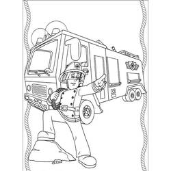 ぬりえページ: 消防士 (取引と職業) #105595 - 無料の印刷可能なぬりえページ