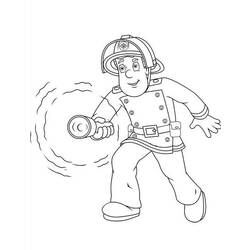 ぬりえページ: 消防士 (取引と職業) #105604 - 無料の印刷可能なぬりえページ