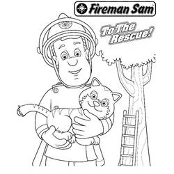 ぬりえページ: 消防士 (取引と職業) #105625 - 無料の印刷可能なぬりえページ