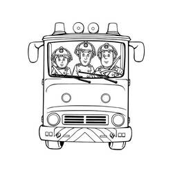 ぬりえページ: 消防士 (取引と職業) #105629 - 無料の印刷可能なぬりえページ