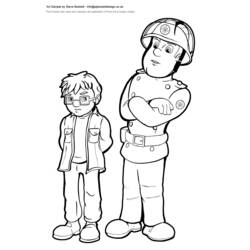 ぬりえページ: 消防士 (取引と職業) #105663 - 無料の印刷可能なぬりえページ