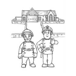 ぬりえページ: 消防士 (取引と職業) #105711 - 無料の印刷可能なぬりえページ