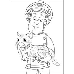 ぬりえページ: 消防士 (取引と職業) #105729 - 無料の印刷可能なぬりえページ