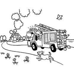 ぬりえページ: 消防士 (取引と職業) #105747 - 無料の印刷可能なぬりえページ