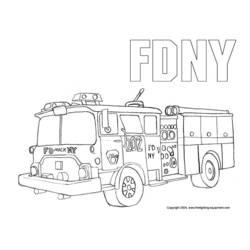 ぬりえページ: 消防士 (取引と職業) #105750 - 無料の印刷可能なぬりえページ