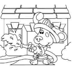 ぬりえページ: 消防士 (取引と職業) #105800 - 無料の印刷可能なぬりえページ