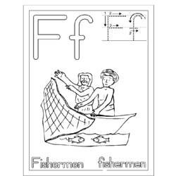 ぬりえページ: 漁師 (取引と職業) #103957 - 無料の印刷可能なぬりえページ