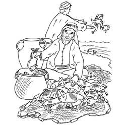 ぬりえページ: 漁師 (取引と職業) #103991 - 無料の印刷可能なぬりえページ