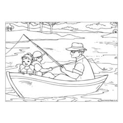 ぬりえページ: 漁師 (取引と職業) #104053 - 無料の印刷可能なぬりえページ